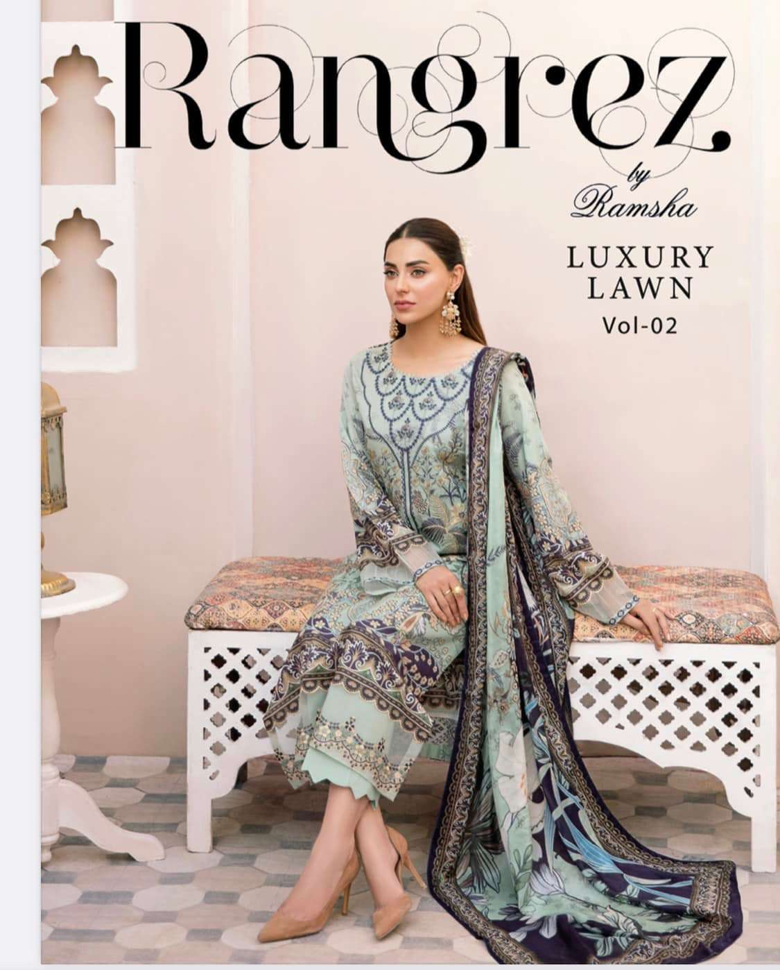 RANGREZ LUXURY UNSTITCHED COLLECTION BY RAMSHA